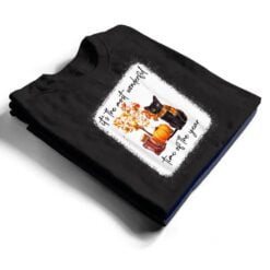 Black Cat Fall Itu2018s The Most Wonderful Time Of The Year T Shirt - Dream Art Europa