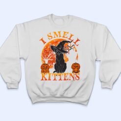 Black Cat Halloween-Shirt I Smell Kittens Women Men Kids Premium T Shirt - Dream Art Europa