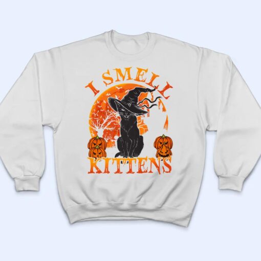 Black Cat Halloween-Shirt I Smell Kittens Women Men Kids Premium T Shirt