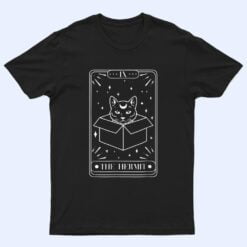 Black Cat Halloween Boho Gothic Witchcraft Cat Arot Card T Shirt