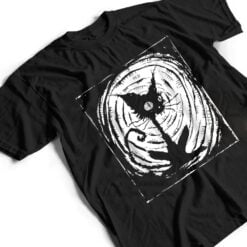 Black Cat Lazy Halloween Costume Scary Creepy T Shirt - Dream Art Europa