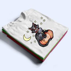 Black Cat Pumpkin Patch Cute Autumn T Shirt - Dream Art Europa