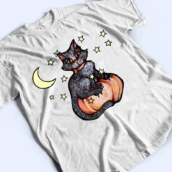 Black Cat Pumpkin Patch Cute Autumn T Shirt - Dream Art Europa