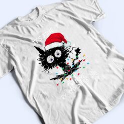 Black Cat christmas It's Fine I'm Fine Everything Is Fine T Shirt - Dream Art Europa