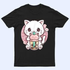 Boba Cat Boba Tea Bubble Tea Kawaii Anime Cat Kawaii Neko T Shirt