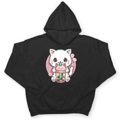 Boba Cat Boba Tea Bubble Tea Kawaii Anime Cat Kawaii Neko T Shirt - Dream Art Europa