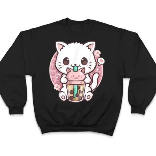 Boba Cat Boba Tea Bubble Tea Kawaii Anime Cat Kawaii Neko T Shirt