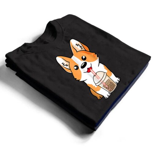 Boba Milk Tea Corgi Dog Puppy Lover Kawaii Japanese Anime T Shirt