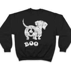 Boo Dachshund Spooky Dog Wiener Halloween Costume T Shirt - Dream Art Europa