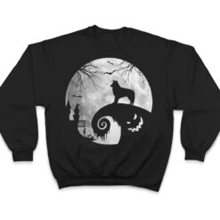 Border Collie Dog And Moon Halloween Costume Dog Lover T Shirt - Dream Art Europa