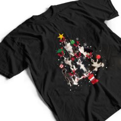 Border Collie Dog Christmas Tree reindeer antlers Gifts T Shirt - Dream Art Europa