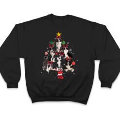 Border Collie Dog Christmas Tree reindeer antlers Gifts T Shirt - Dream Art Europa