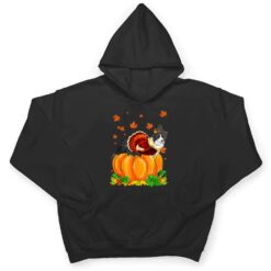 Border Collie Dog Thanksgiving Turkey Fall Autumn Pumpkin T Shirt - Dream Art Europa