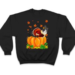 Border Collie Dog Thanksgiving Turkey Fall Autumn Pumpkin T Shirt - Dream Art Europa