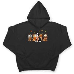 Boston Terrier Pumpkin Spice Latte Iced Autumn Dog Fall T Shirt - Dream Art Europa