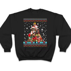 Boxer Dog Christmas Lights Christmas Ver 1 T Shirt - Dream Art Europa