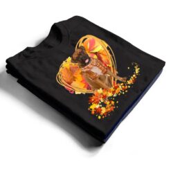 Boxer Love Autumn Heart Thanksgiving Dog Lover T Shirt - Dream Art Europa