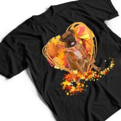 Boxer Love Autumn Heart Thanksgiving Dog Lover T Shirt - Dream Art Europa