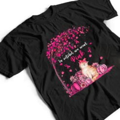 Breast Cancer Awareness In October We Wear Pink Pumpkin Cat Premium T Shirt - Dream Art Europa