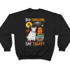 Bull Terrier Dog Halloween Did Someone Say Treat T Shirt - Dream Art Europa