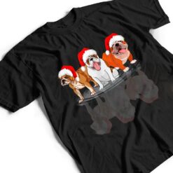 Bulldog Dog Lights Christmas Matching Family T Shirt - Dream Art Europa