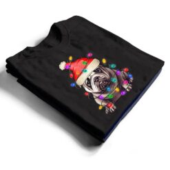 Bulldog Santa Christmas Tree Lights Xmas Boys Dog Dogmas T Shirt - Dream Art Europa