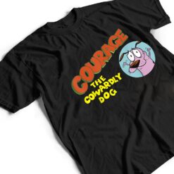 CN Courage The Cowardly Dog Title Logo T Shirt - Dream Art Europa