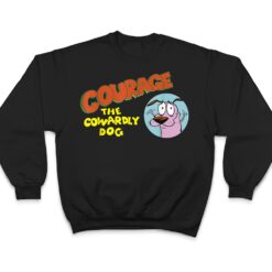 CN Courage The Cowardly Dog Title Logo T Shirt - Dream Art Europa