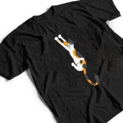 Calico Cat Hanging On T Shirt - Dream Art Europa