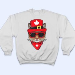 Canada Flag Canadian Cat Sunglasses Funny Men Women Kids T Shirt - Dream Art Europa