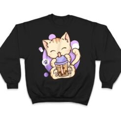 Cat Boba Tea Bubble Tea Anime Kawaii Neko for Girls Teenager T Shirt - Dream Art Europa