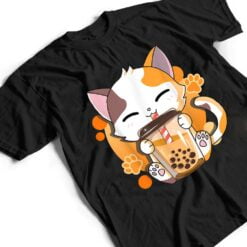 Cat Boba Tea Bubble Tea Anime Kawaii Neko for Girls Teenager_3 T Shirt - Dream Art Europa