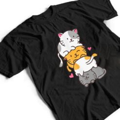 Cat Cats Cute Kitty Pile Anime Kawaii Neko Gift T Shirt - Dream Art Europa