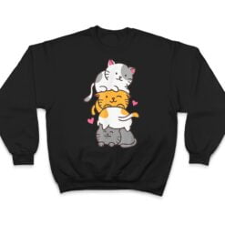 Cat Cats Cute Kitty Pile Anime Kawaii Neko Gift T Shirt - Dream Art Europa