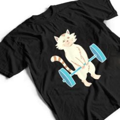 Cat Deadlift - Cat Powerlifting T Shirt - Dream Art Europa