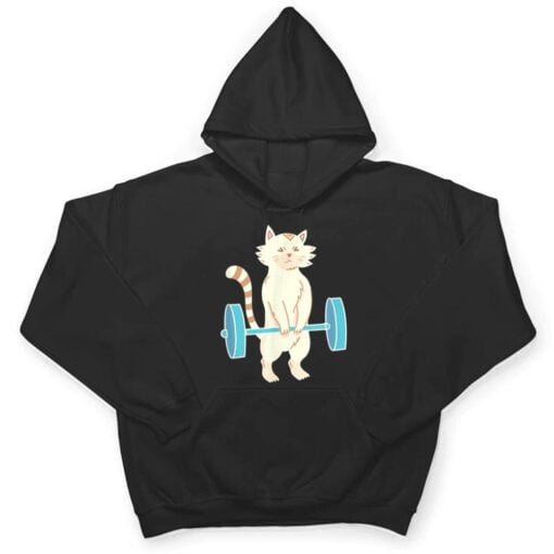 Cat Deadlift  - Cat Powerlifting T Shirt