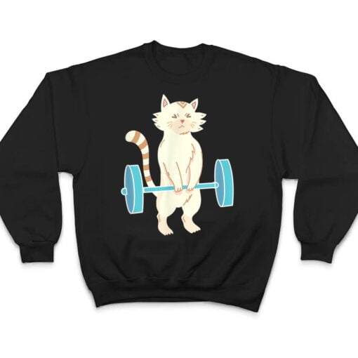 Cat Deadlift  - Cat Powerlifting T Shirt