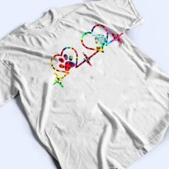 Cat Heartbeat Leopard Rainbow Ie Dye French Horn Player T Shirt - Dream Art Europa