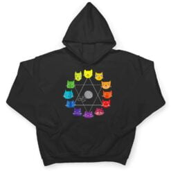 Cat Hemed Artist Color Wheel Educational Art Eacher T Shirt - Dream Art Europa