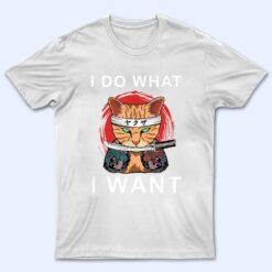 Cat Japanese Do What I Want Vintage Black Cat Funny My Cat T Shirt