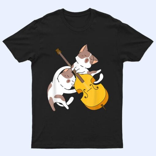 Cat Kitten Playing Cello Cat Lover Cello Player Cellist T Shirt