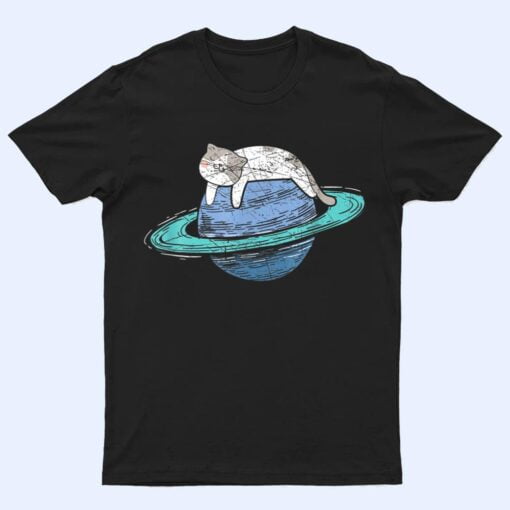 Cat Lover Astronomy Elescope Astronomer Galaxy Stars T Shirt