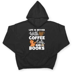 Cat Lovers Cats And Books Coffee Cats And Books Cat Books T Shirt - Dream Art Europa