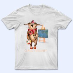 Cat Lovers and Artists Claws Meownet Funny Artist Cat T Shirt