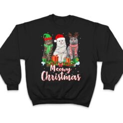 Cat Meowy Family Matching Christmas Pajamas Santa Cats Xmas T Shirt - Dream Art Europa