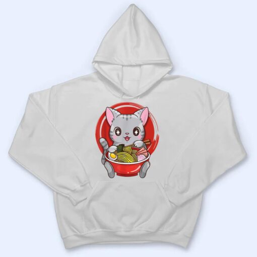 Cat Ramen Anime Kawaii Neko Japanese Gift T Shirt