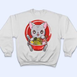 Cat Ramen Anime Kawaii Neko Japanese Gift T Shirt - Dream Art Europa