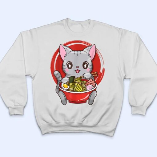 Cat Ramen Anime Kawaii Neko Japanese Gift T Shirt