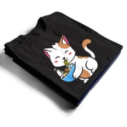 Cat Ramen Anime Kawaii Teen gift T Shirt - Dream Art Europa