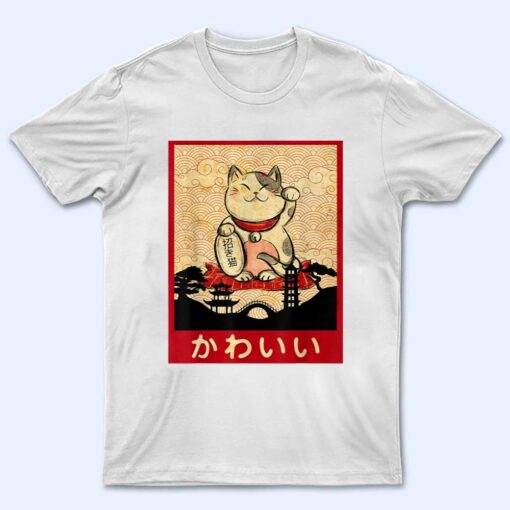 Cat Ramen Bowl Anime Japanese Noodles Kawaii Neko Girls Gift T Shirt